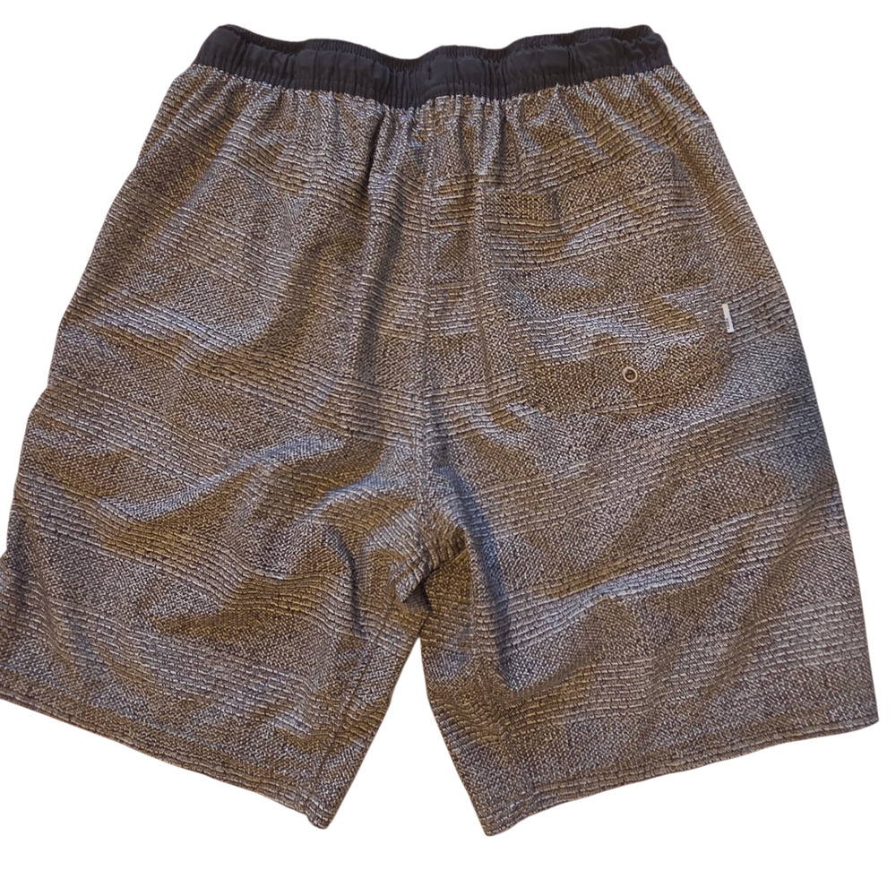 Vuori Kore Shorts Men S or XS Gray Plaid Lined Missing Drawcord Running Jogging - Picture 4 of 8